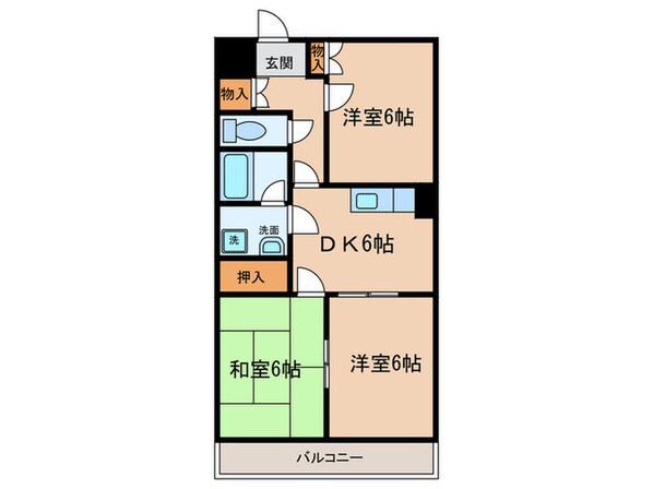 プレステイジ清水の物件間取画像